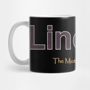 Lincoln Grunge Text Mug